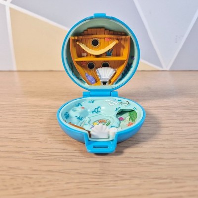 Polly Pocket Jeweled Sea Doll Playset Undersea World Compact 1992 Bluebird Toys