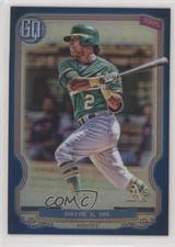2020 Topps Gypsy Queen Box Topper Chrome Indigo Refractor 32/150 Khris Davis 4l8