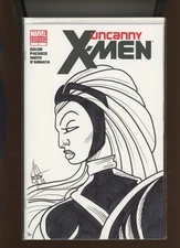 Uncanny X-Men #1: KEN HAESER SIGNED/REMARKED SKETCH COVER! (9.2 OB)
