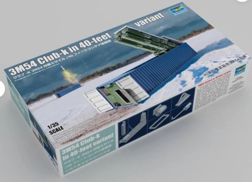 TRUMPETER 1:35 - 01077 3M54 Club-K In 40-Feet Variant Model Kit