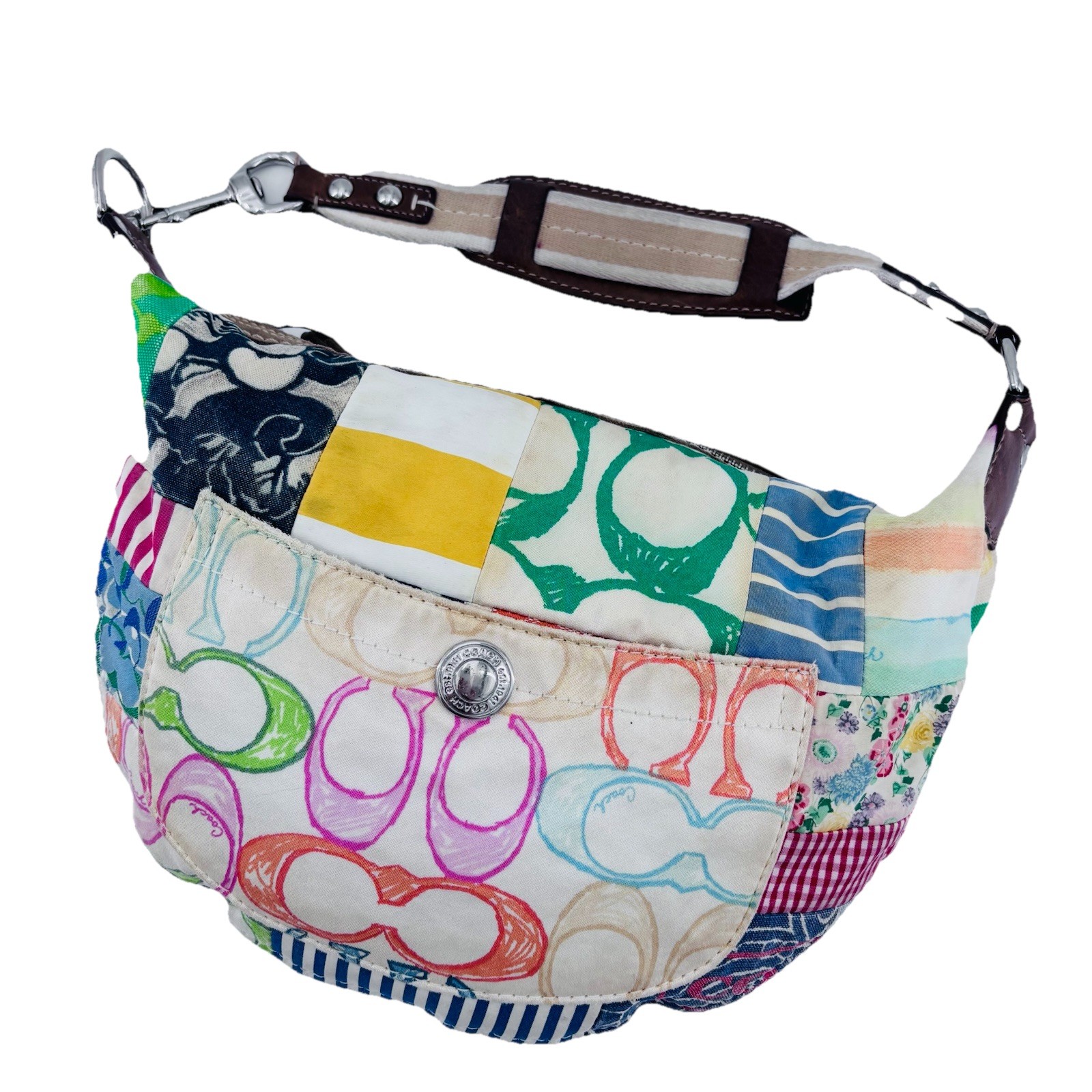 Coach Hampton Patchwork Multicolor Y2K Patchwork … - image 1