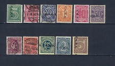 Deutsche Abstimmungs. Oberschlesien Dienstmarken 1920 mit Falz BM338