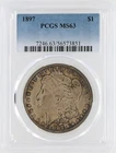 1897 Morgan Silver Dollar PCGS MS63 S$1 Philadelphia Minted No Reserve