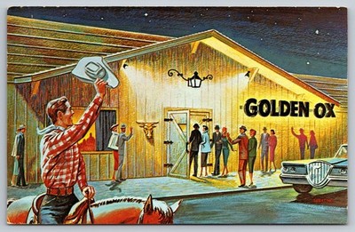 Shortino Golden Ox Restaurant Kansas City MO Stockyards Steakhouse Night Scene