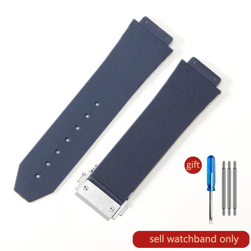 Silicone Strap For Hublot Watch Strap Big Bang Fusion Rubber Band 20x13, 21x16mm