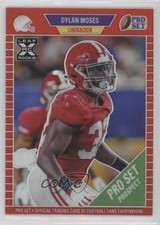2021 Leaf Pro Set Metal Red Rainbow 74/100 Dylan Moses #24 1x1