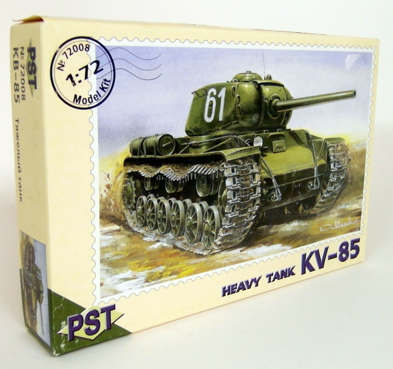 PST 1/72 - 72008 Heavy Tank KV-85 Plastic Model Kit