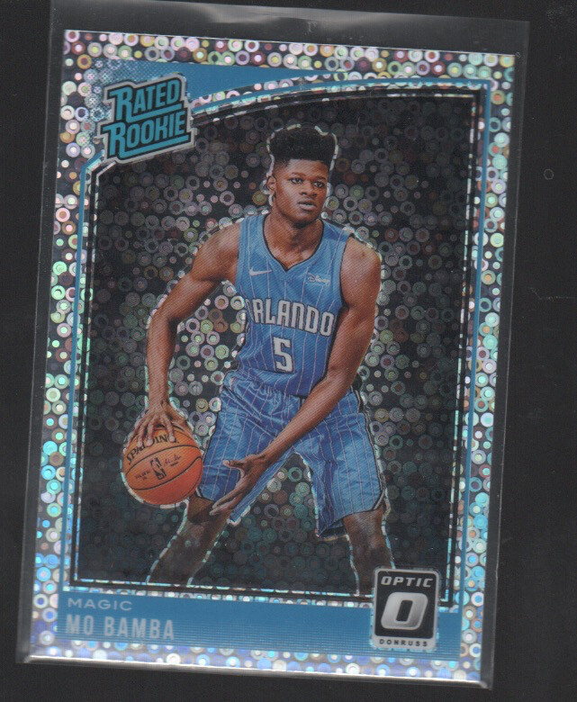 MO BAMBA  2018-19 PANINI DONRUSS OPTIC FAST BREAK PRIZMS RATED  ROOKIE #160