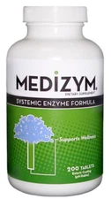 NATURALLY VITAMINS Medizym - Systemic Enzyme Formula  200 tabs