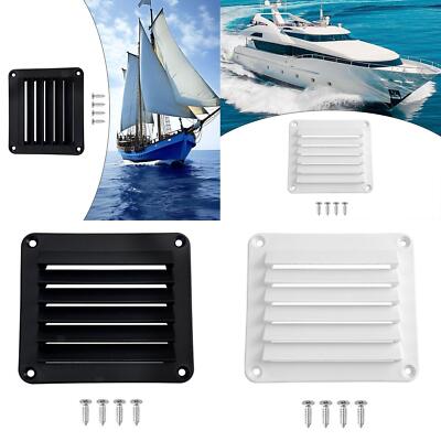 Rechteckige Marine Louvered Air Vent Kabine Air Grille Abdeckung für Marine