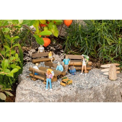 Pola 333226 Rustikale Holzbänke und -tische G + Neu