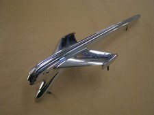 Oem Pontiac 1950 Hood Top Ornament Trim Chieftain Silver Streak Emblem Oem Pontiac 1950 Hood Top Ornament Trim Chieftain Silver Streak Emblem