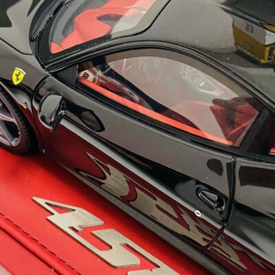 Bbr Models 1/18 Scale Ferrari 458 Italia Black Limited To 50 Model