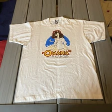 Omaha The Cat Dancer Tee Reed Waller Comic 80s Anime XL Hook-Ups RARE!!