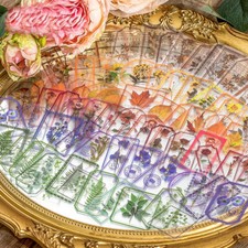 Flowers Decorative PVC Stickers 30Pcs PET Sticker Pack DIY Fashion Classic /