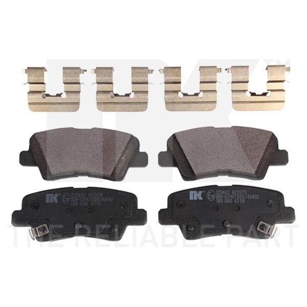 NK BremsbeläGe Hinten FüR Hyundai I30 Coupe KIA Cee'd Sportswagon Rio III-image