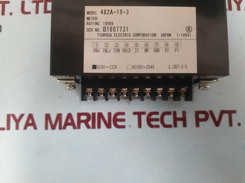 Tsuruga electric 482a-19-3 digital panel meter - Picture 6 of 6