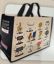 Canada Costco Wholesale CARTOON HIGHLIGHTS Reusable Shopping Tote Bag ** NEW **