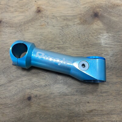 Ringle Zooka Stem Threadless Turquoise Anodized 1 1/8