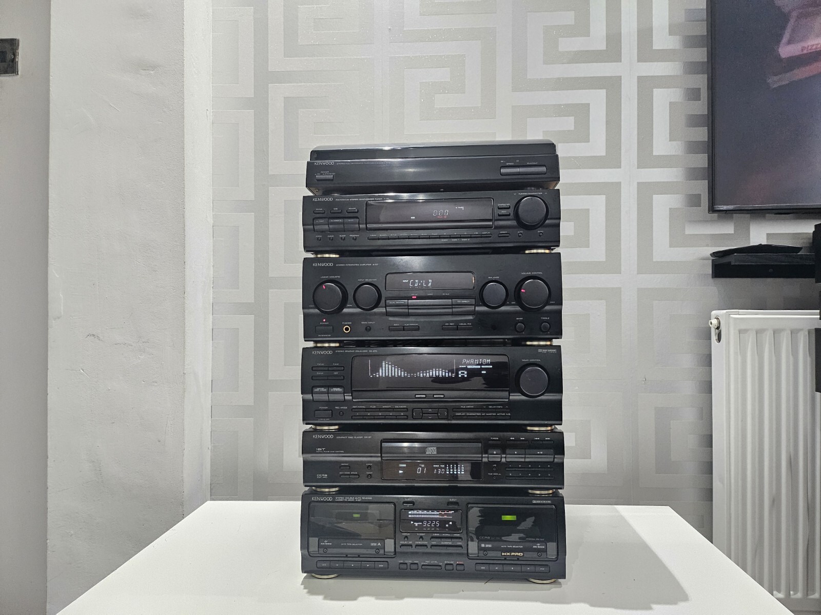 G】KENWOOD A-97/T-97/LVD-97/S-12M システムコンポ ケンウッド