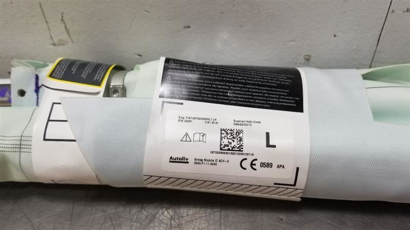 19 2019 MASERATI LEVANTE OEM OVERHEAD ROOF CURTAIN SRS DRIVER LEFT 