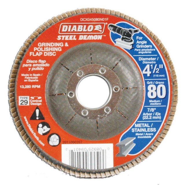 DIABLO Steel Demon Grinding Polishing Flap Disc Angle Grinder 4 1/2