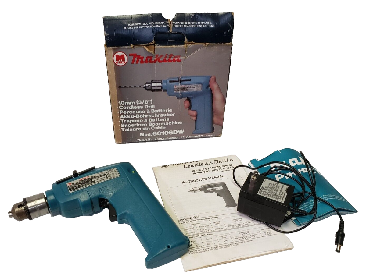 Lithium Battery Vintage Makita Cordless Drill Vintage Makita