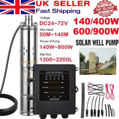 3'' MPPT Regler Schraube Solar Wasserpumpe Tiefbrunnen Tauchbohrlochpumpe