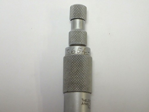 MEDIDOR DE PROFUNDIDAD STARRETT 449 MICRÓMETROS CON HOJA NO GIRATORIA RANGO DE 0-6" GRADO .0001 - Imagen 6 de 7