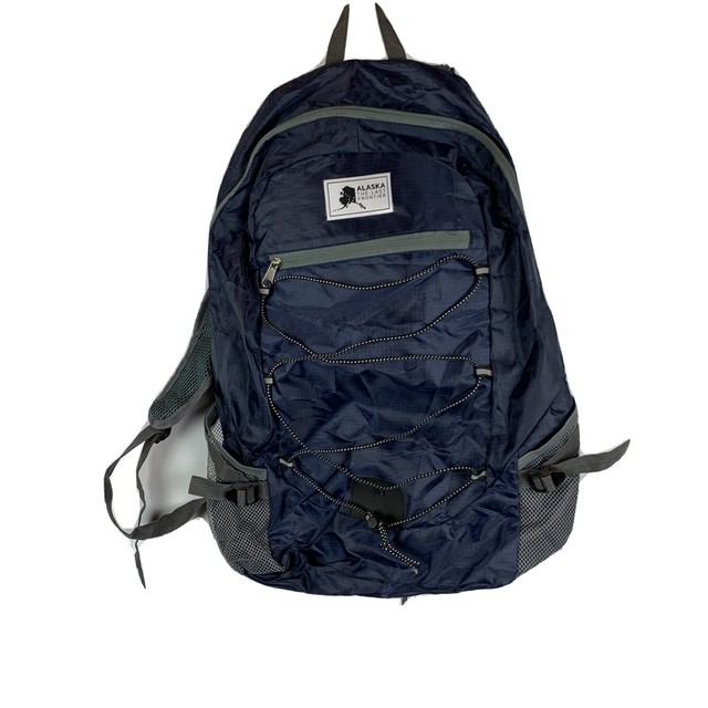 Alaska Packable Day Pack Nylon Backpack Hiking Bag Fold Up Dark Blue eBay