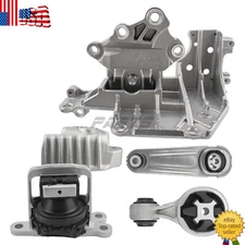 For Nissan Rogue S/SV/SL 2.5L 2014-17 Engine Motor & Auto Transmission Mount Set