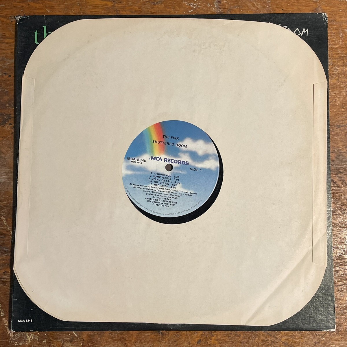 The Fixx Shuttered Room LP 1982 Record Album | eBay