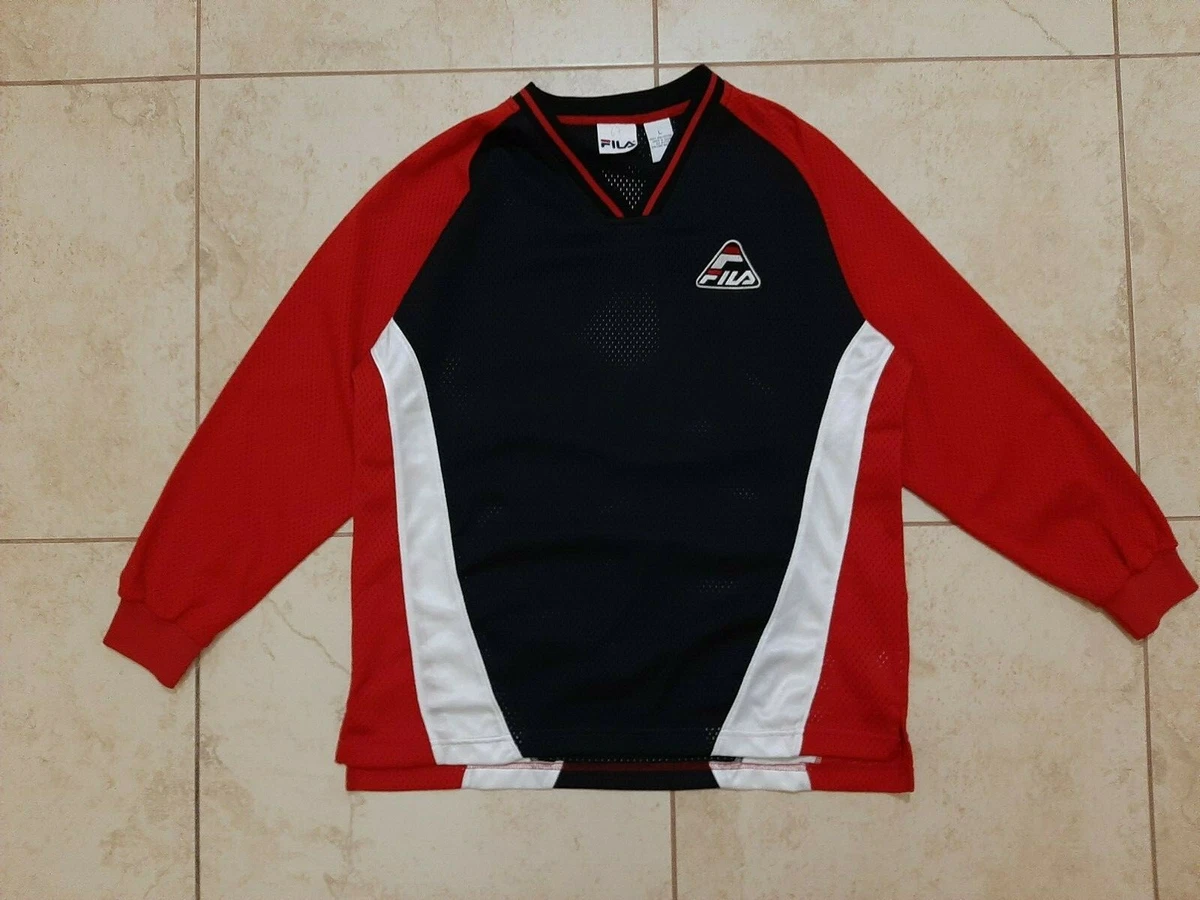 Fila Mesh Jersey Size L USA Vintage Baseball eBay