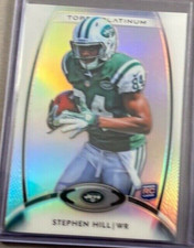 2012 Topps Platinum Football Card #124 Stephen Hill Rookie. rookie card picture