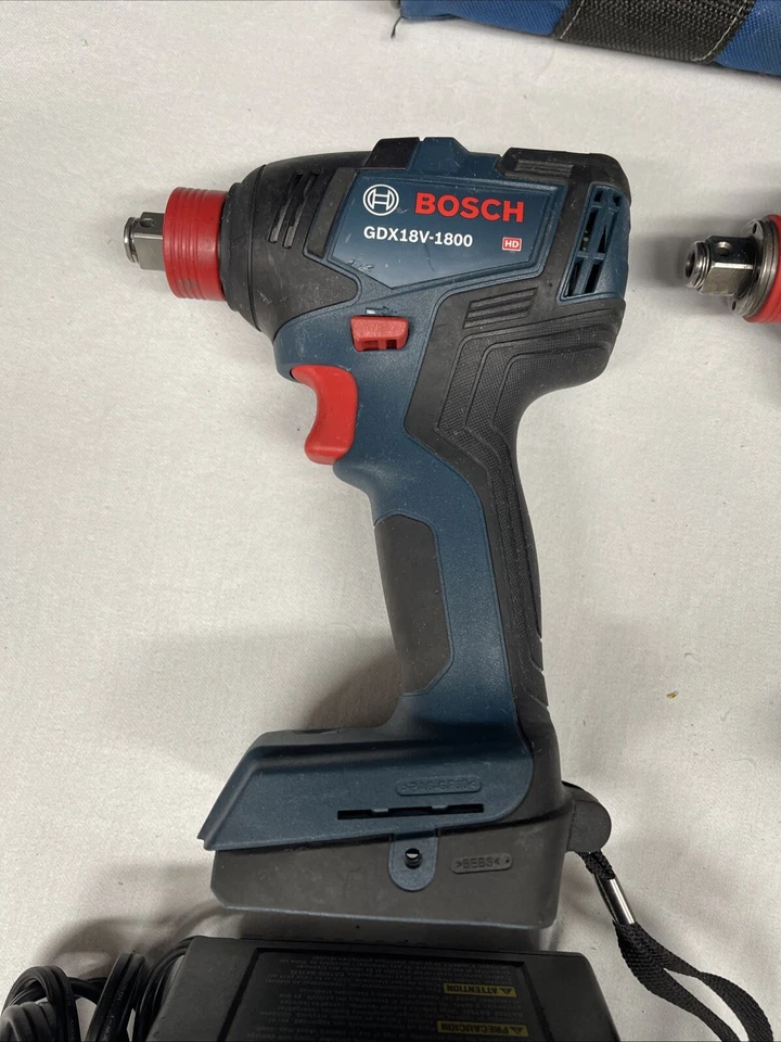 Bosch GDX18v-1800, Bosch GDX18v-1600, Bosch DDS181A, 2 Baterías, Cargador y Bolsa Foto 4 de 4