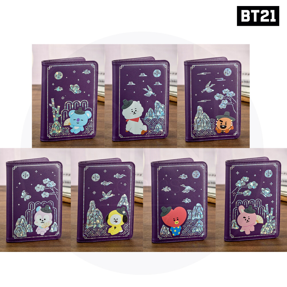 BTS BT21 Official Goods PREMIUM K-EDITION Passport Case + Tracking