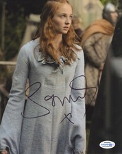 Sophie Turner Game of Thrones Sexy Autographed Signed 8x10 Photo COA 
