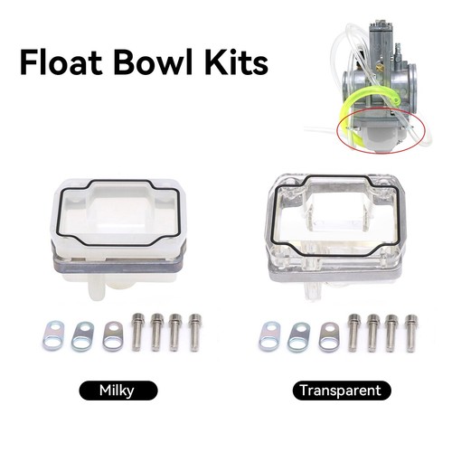 Motorcycle Carburetor Float Bowl Kits Chamber Rebuild Kit for Carb - Bild 13 von 13