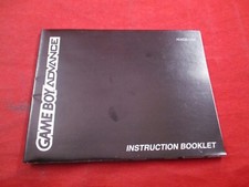Nintendo Game Boy Advance System Console Instruction Manual Booklet ONLY P1