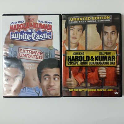 Harold & Kumar Go to White Castle (DVD, 2004)escape from Guantanamo 2 dvds