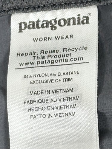 Patagonia Quandary Hiking Gray Pants Mens Outdoors Trekking Size 36X32 VGC - Picture 5 of 16