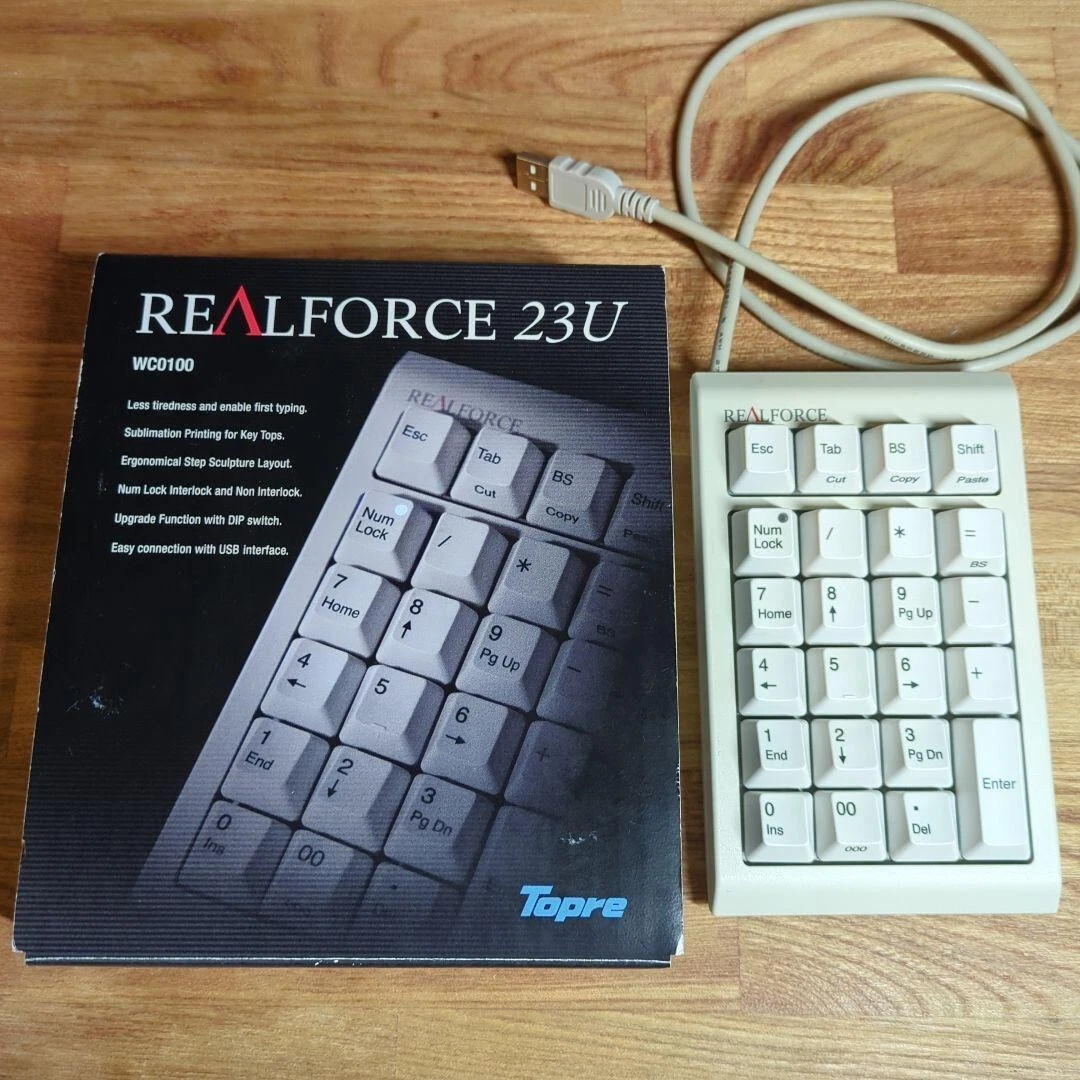 東プレ REALFORCE 23U テンキー WC0100 東プレ REAL FORCE 23U WC0100