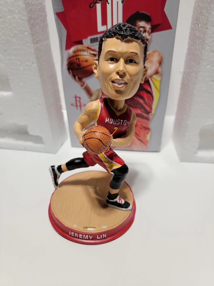 2013 14 Jeremy Lin Houston Rockets SGA Bobblehead New with Box Red
