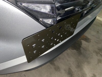 Bumper Tow Hook License Plate Mount Bracket For Hyundai Tucson 2022-2025 New
