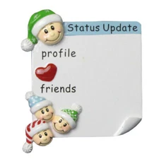 Facebook Internet Chat Personalized Christmas Tree Ornament !!!NEW!!!