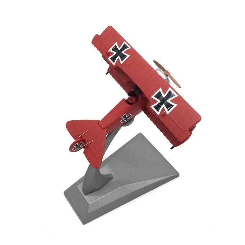 Modello Militare 1:72 Diecast Fokker Dr-I Aereo Caccia Triplano WWI Collezione - Immagine 2 di 4