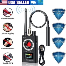Anti-Spy Camera Wireless RF Detector GSM Bug GPS Tracker Finder Scanner Device