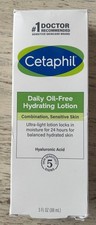 New In Box  3 Fl Oz Cetaphil Daily Oil-Free Hydrating Lotion Sensitive Skin