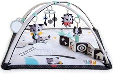 Tiny Love Black & White Gymini, 2-in-1 Musical Baby Play Mat, 0+ Months, Baby