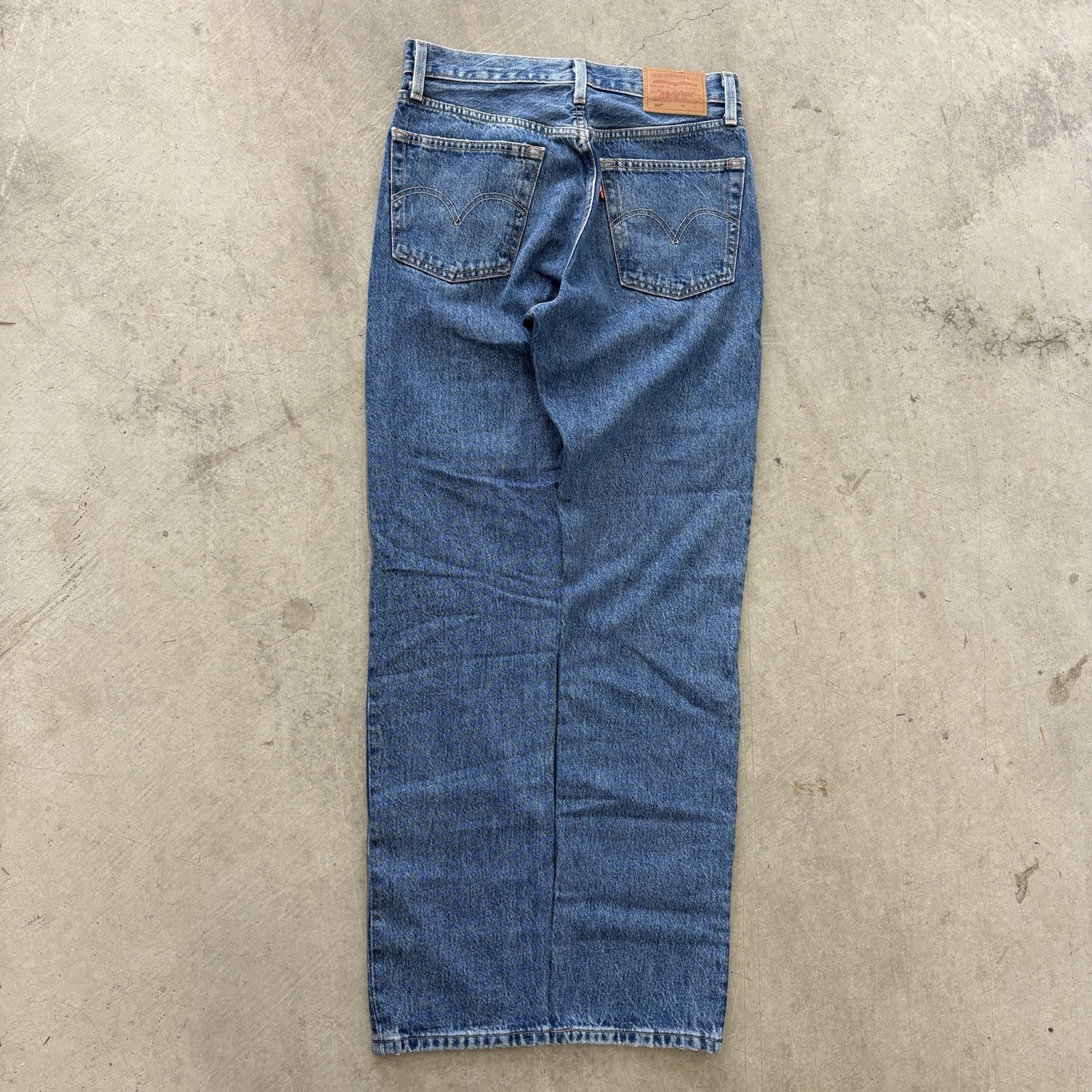 Levi’s 501 Big E Button Fly Patchwork Grunge Dist… - image 5